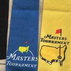 Masters Tournament Golf Towel New 
