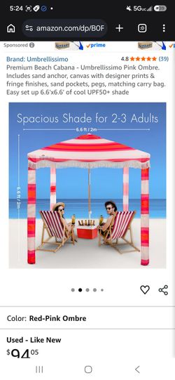 Beach cabana