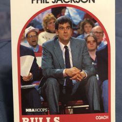NBA Hoops - 1989 Phil Jackson Card