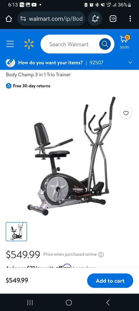 3 Machines In 1 Exercise Bike. Paid 500. Selling For 150