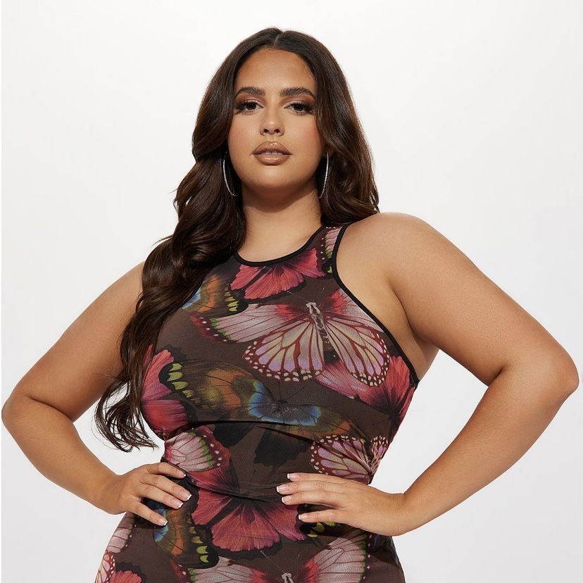 fashion nova 2x dress Dark Temptation Ruched Mesh Gown - Burgundy