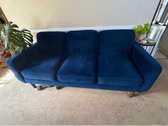 Blue sofa