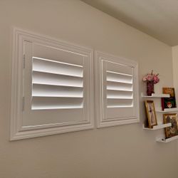 Plantation Shutters (FREE ESTIMATES & SAME DAY PRICING)- Custom, Wood, Interior Window Treatments, Coverings. Persianas de Madera. Se Habla Espanol.