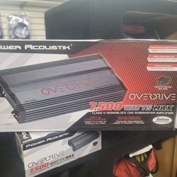 BASS AMPLIFIER 7500 WATT NEW