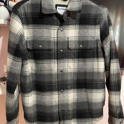 Old Navy Flannel Sherpa Jacket Small Size $20