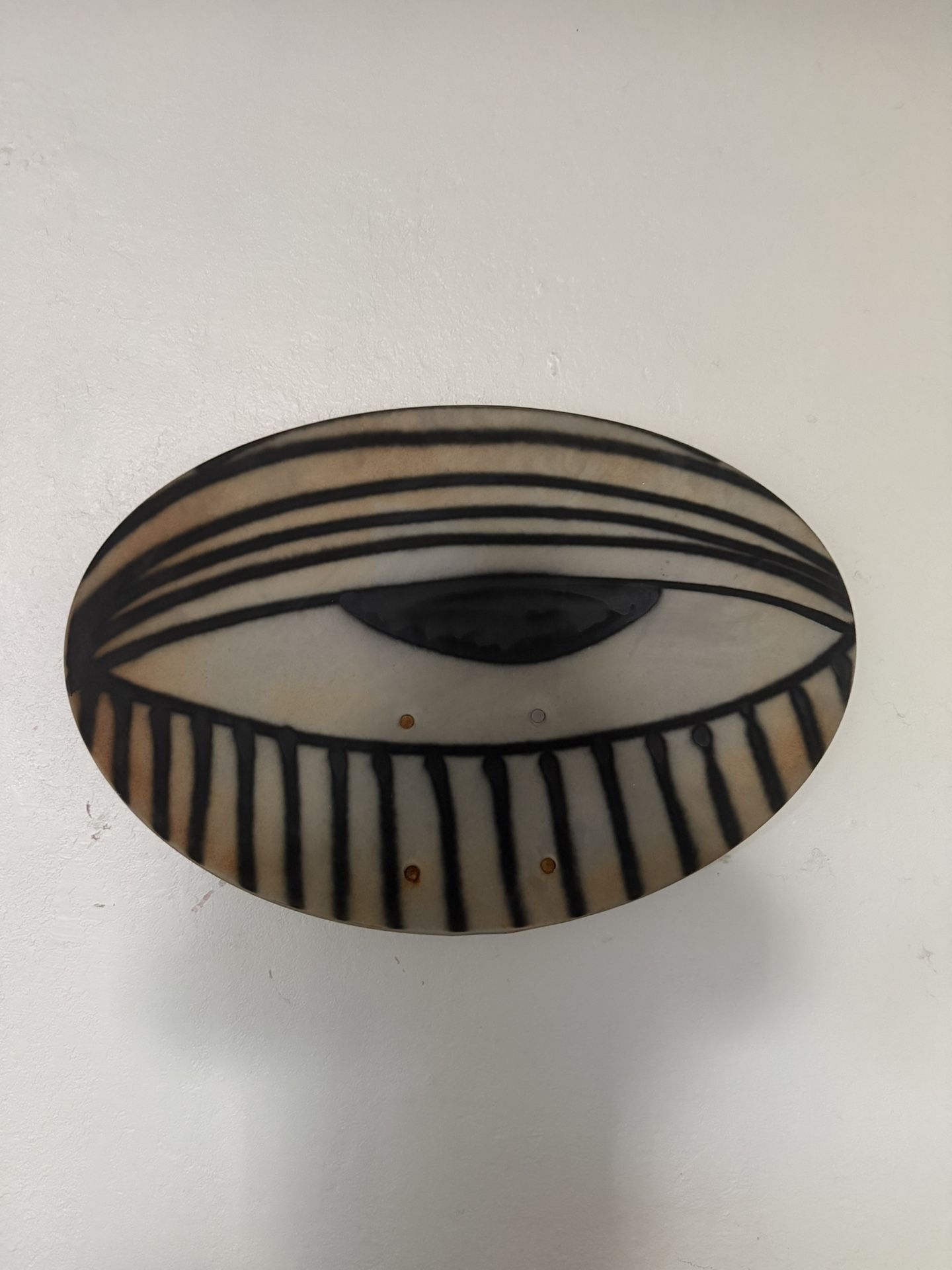 Canvas Wrapped Metal Case – “Eye” Piece (Original Spray Work)