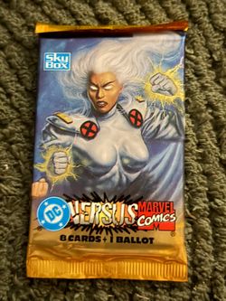 1995 Skybox DC Vs Marvel Trading Cards SEALED UNOPENED PACK! Rare!