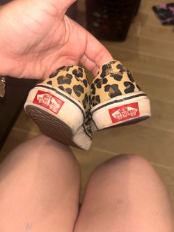 Cheetah vans kids Sz 3