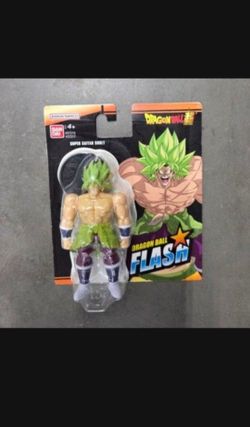 Dragonball Flash Super Saiyan Broly Figure Bandai Namco, NEW!