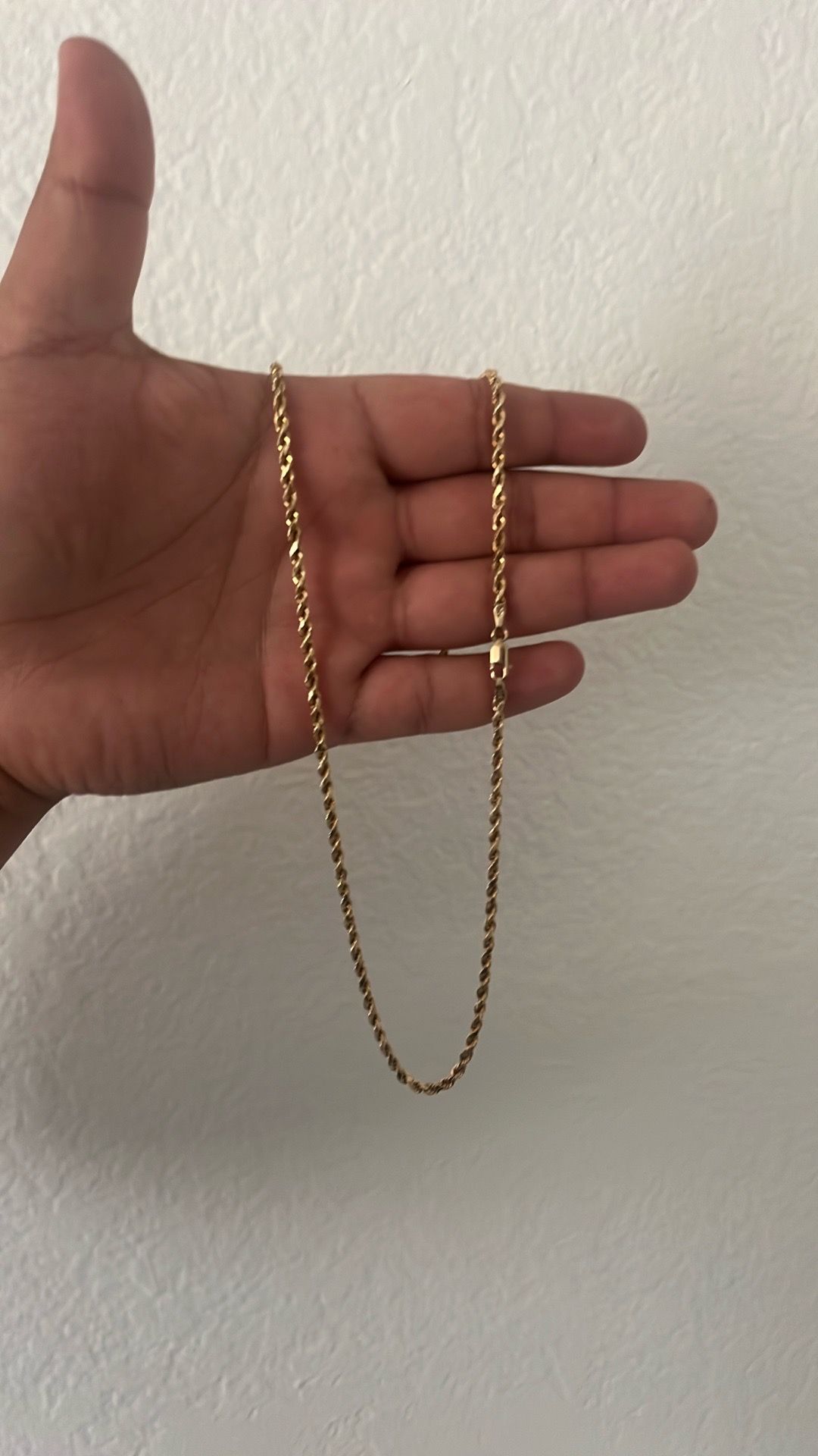 Brand New 10k Diamond Cut Rope Chain