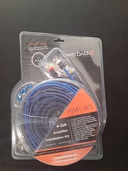 NEW! 4 gauge amp kit. 80 amp ANL fuse