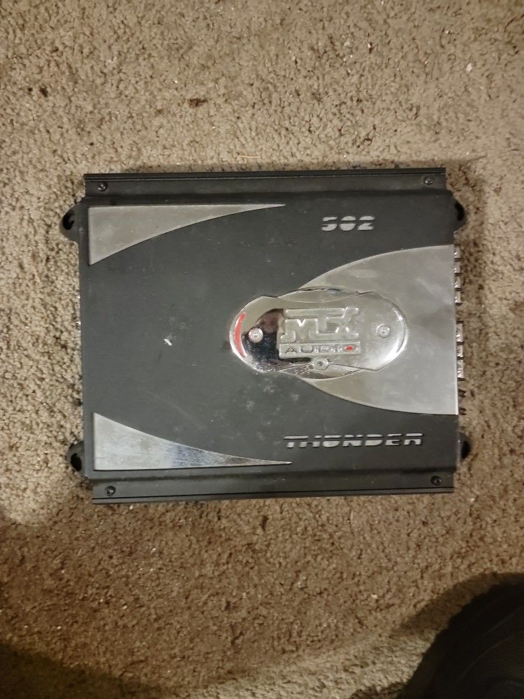 12" JL W3v2 Audio Subs With Sealed Box And Mtx 502 Thunder Amp for Sale