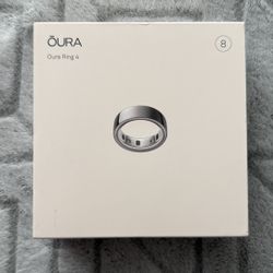 Oura Ring SIZE 8 Silver