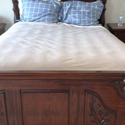 Headboard, Footboard Bedroom Set with Mattress
