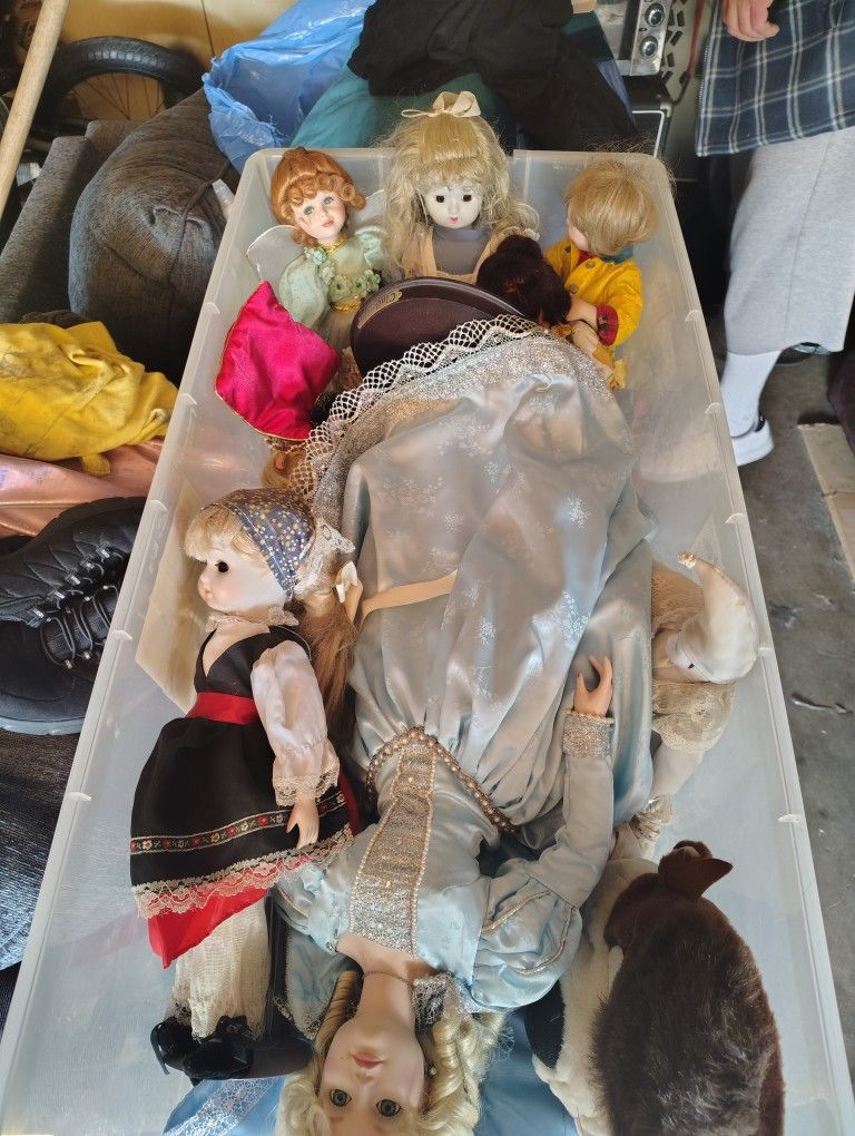 Antique Porcelain Dolls