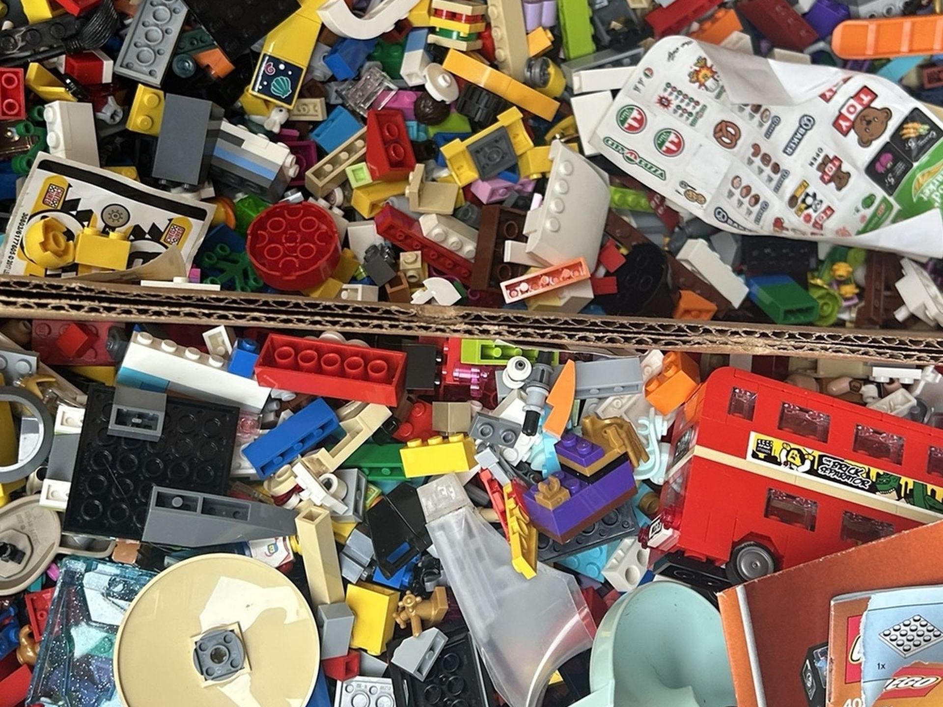 40+ Pounds Of Legos Plus A Mustang Back Seat