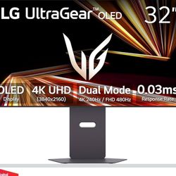 LG 32GX870A-B 32”. OLED 4K MONITOR 
