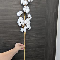 Decoration: Cotton Flower Branch
