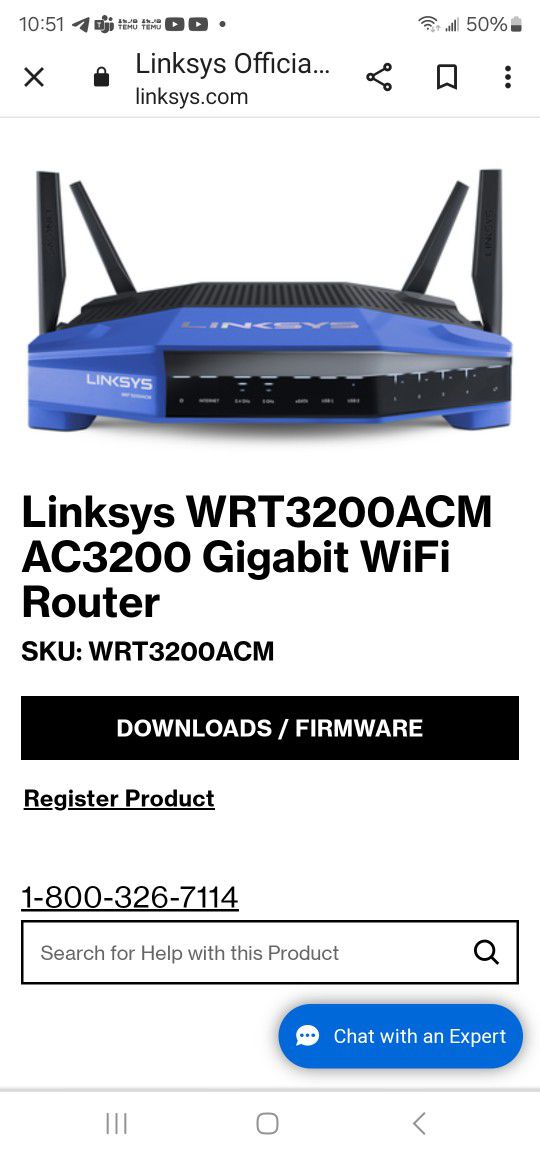 Linksys WIFI DSL Router