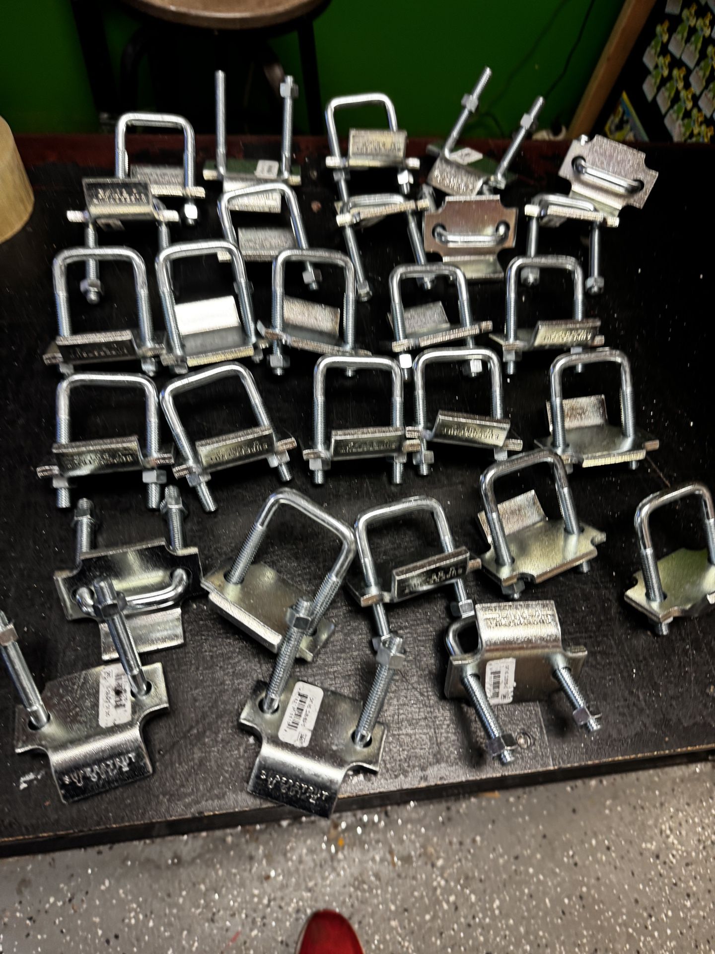 More Than 30 X$60Channel to Beam Strut Clamp with U-Bolt - Silver Galvanized (ZU501EG-10)