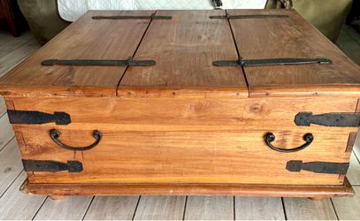 All wood coffee table