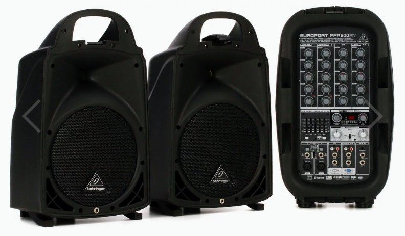 Behringer Europort PPA500BT 6-channel Portable PA System with Bluetooth