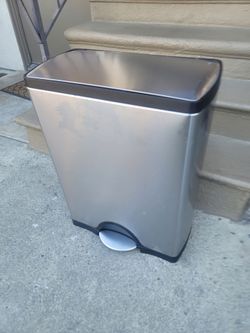 Stainless Steel Step Trash Can
