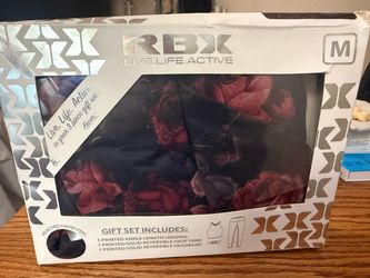 RBX Active 3-Piece Women’s Workout Set – Size Medium – New in Box
