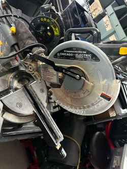 Chicago 10” compound sliding miter saw