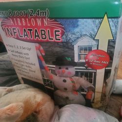 $25 8ft Blowup Snowman 