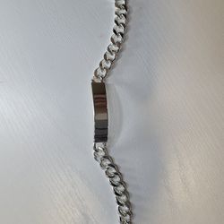Silver Graveable Bracelet 