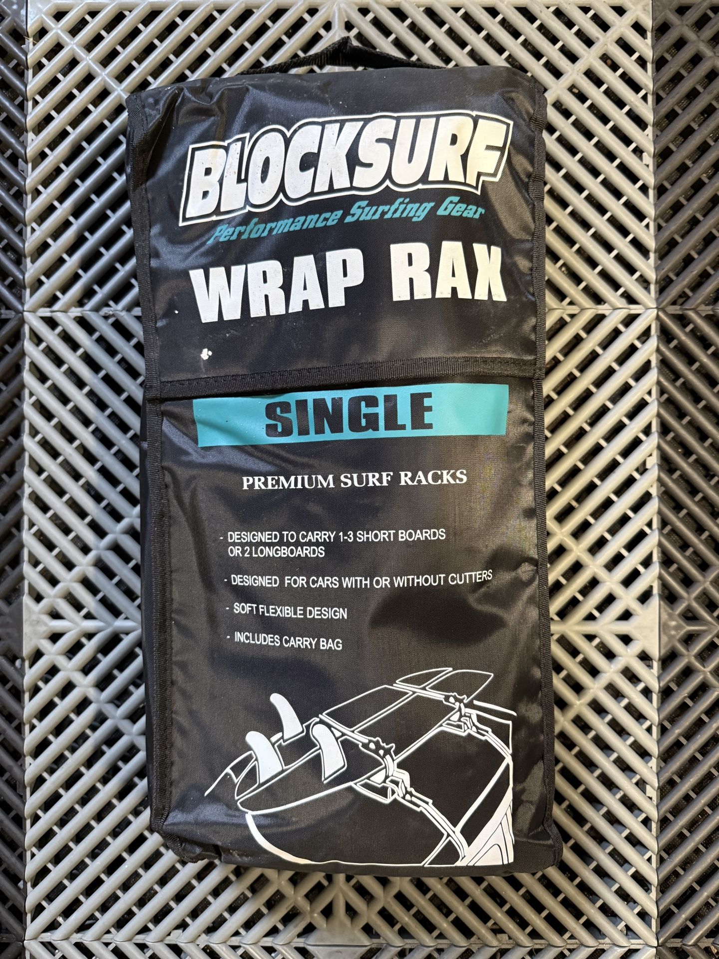 Blocksurf Wrap Rax Single Surf Rack
