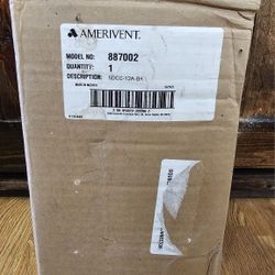 AMERIVENT DOUBLE WALLED CHIMMENY CONNECTOR 6DCC-12A-BK , 887002 (The item Has Some Damage)