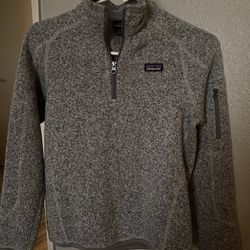 Patagonia Girls Better Sweater Fleece  1/4 Zip Size L 12 