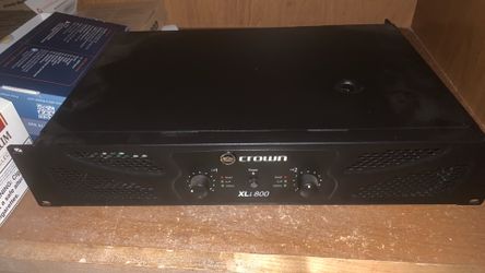 Crown XLi 800 Professional Two-Channel Power Amplifier - Mint / Open Box