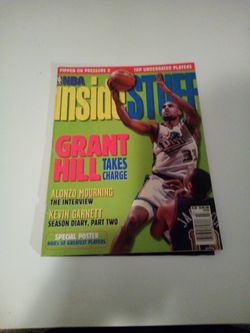 Vintage basketball March 1997 nba inside stuff/Grant hill/pippen on pressure d /top underrated players