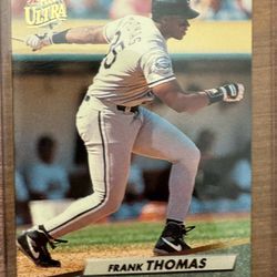 1992 Fleer Ultra Frank Thomas Baseball Card