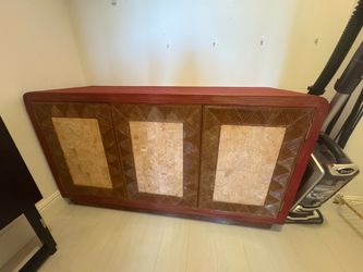 Console Table or chest, real wood & a lot of storage