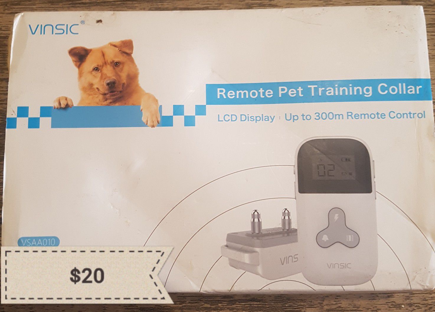 Remote pet training collar