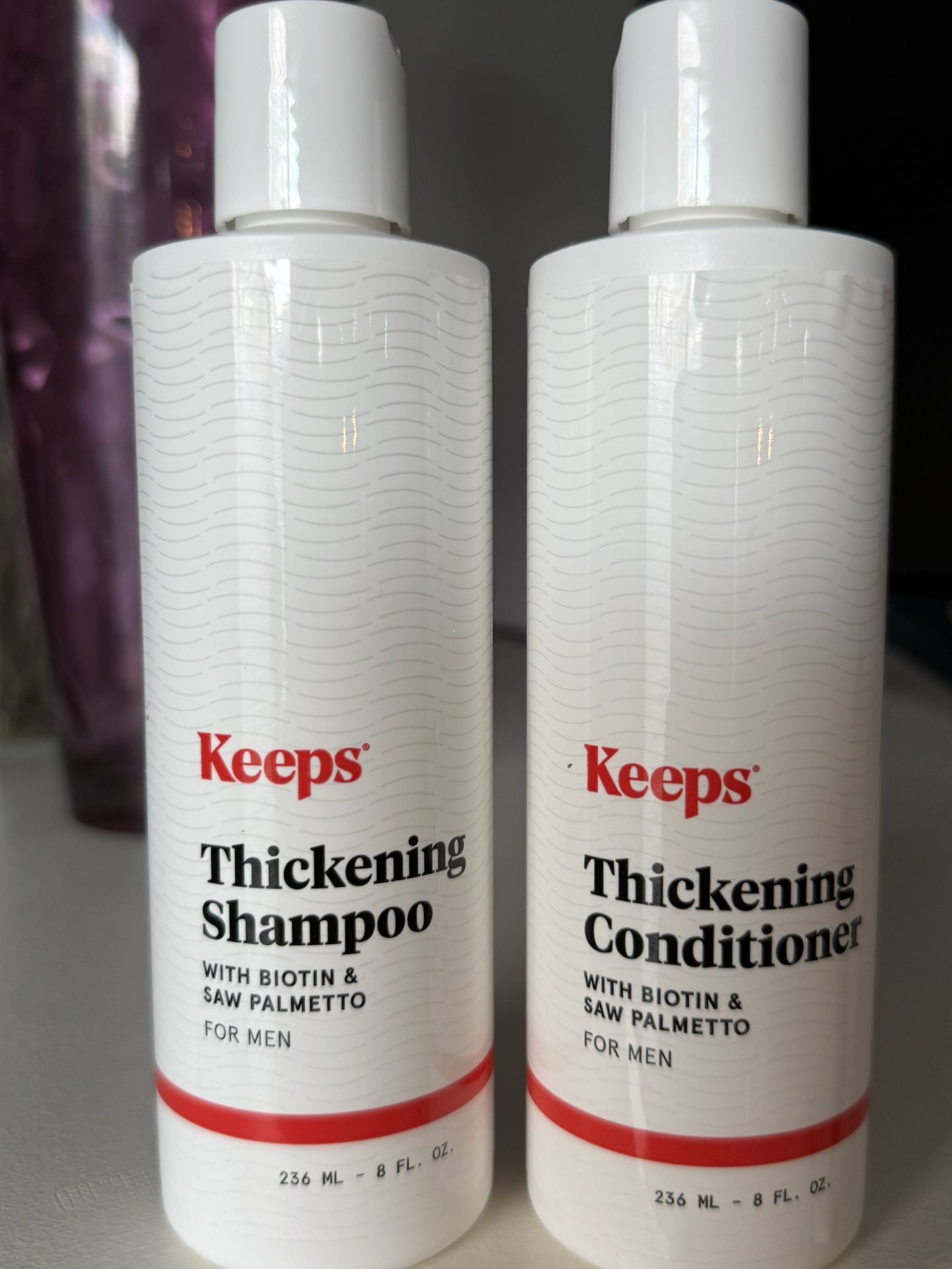 Keeps Thickening Shampoo & Conditioner Set – 8 oz Each – New