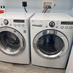 LG washer and dryer