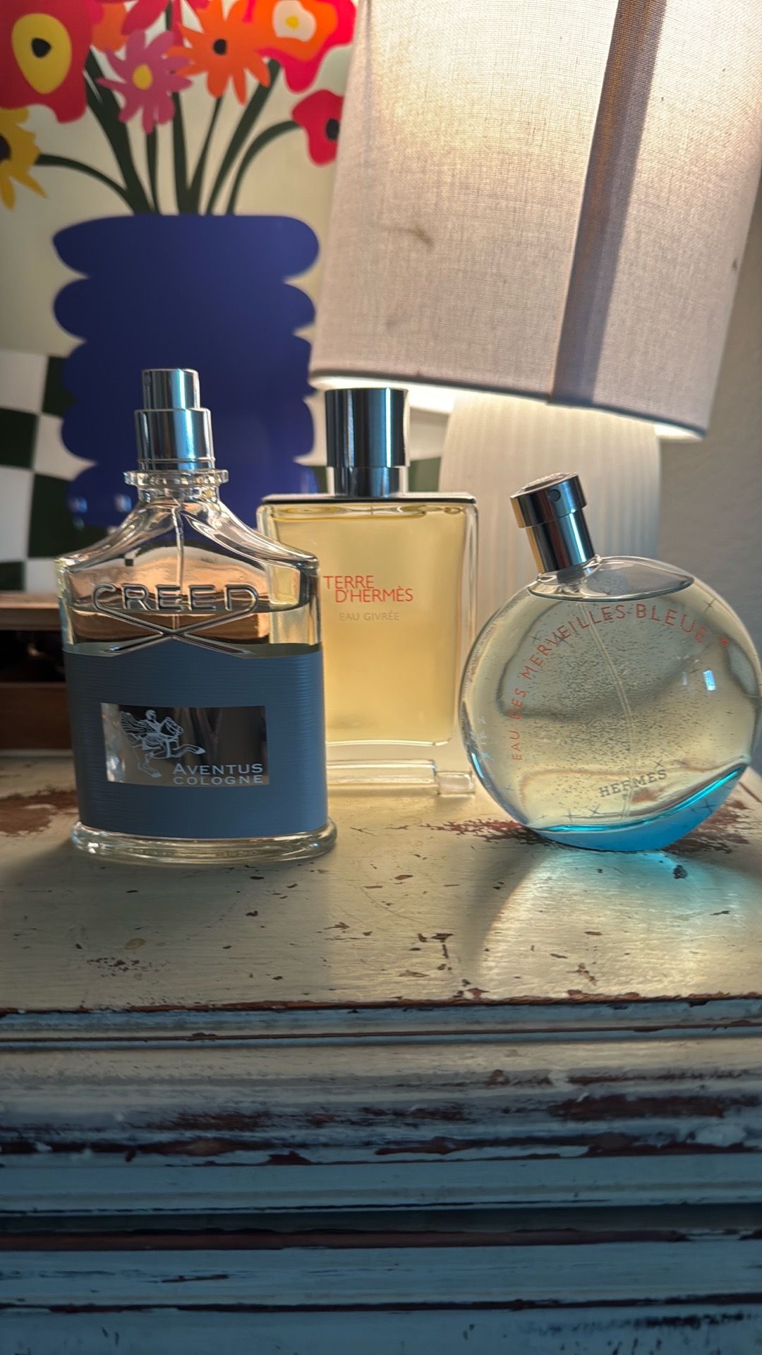 Creed and Hermes Colognes