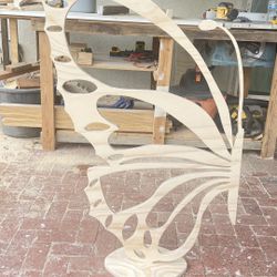 Wood Butterfly 4ft x 30in x 3/4