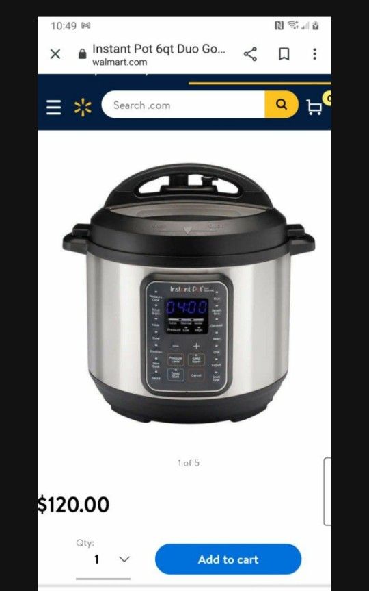 Duo Gourmet 6qt Instant Pot
