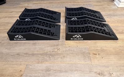 ROBLOCK Portable Low Profile Car Ramps - 2.6 inch lift height (Set of 4)