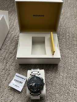 New Movado Signature Sport Men’s 44 mm Chronograph Watch 0607605