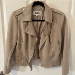 Steve Madden BB Dakota Faux Suede Moto Jacket 