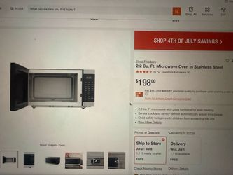 2.2 Cu. Ft. Microwave Oven in Stainless Steel