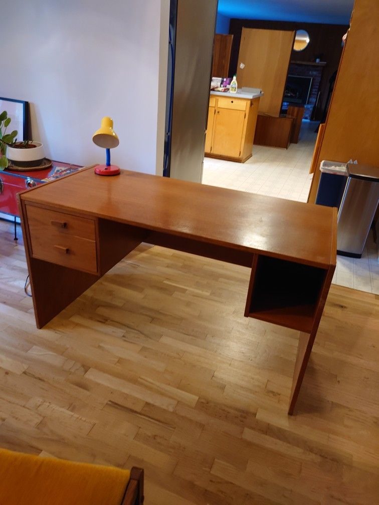 Vintage Teak Jesper International Made In Denmark Desk
