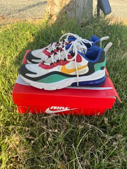 Rare Size 3.5 Nike AIR MAX 270 React (phantom/university gold)